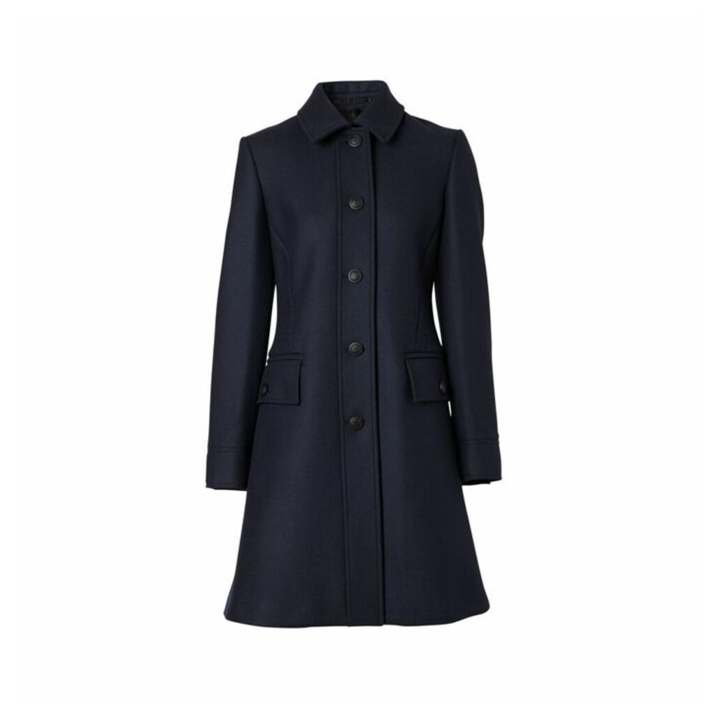 Burberry Double-faced Wool Cashmere Blend Coat