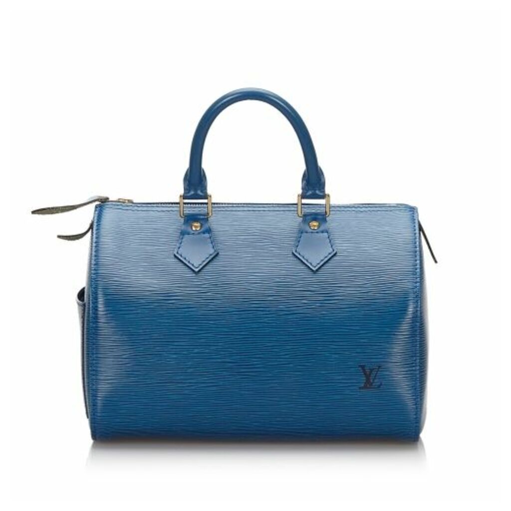 Louis Vuitton Blue Epi Speedy 30