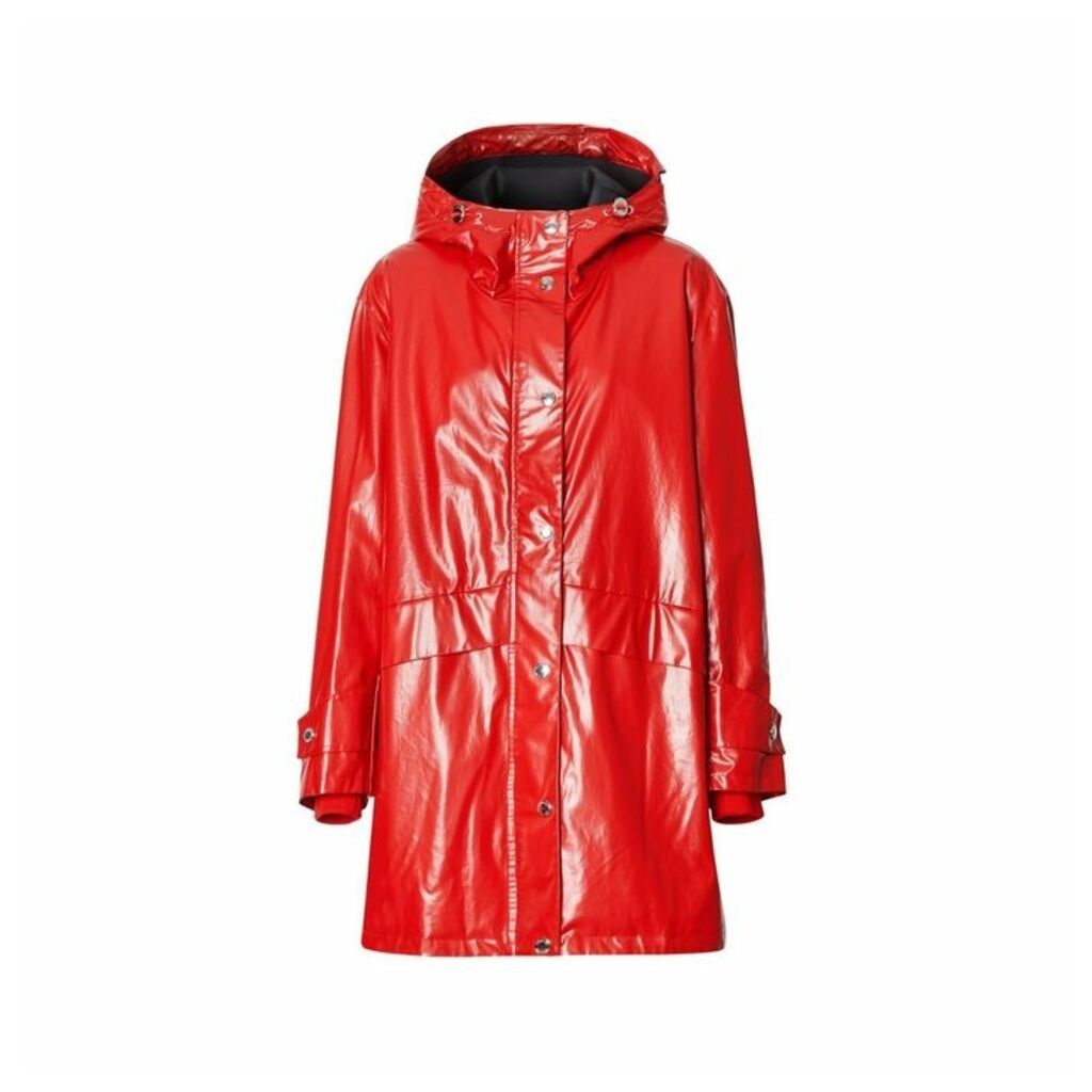 Burberry Horseferry Print Coated Jersey Parka