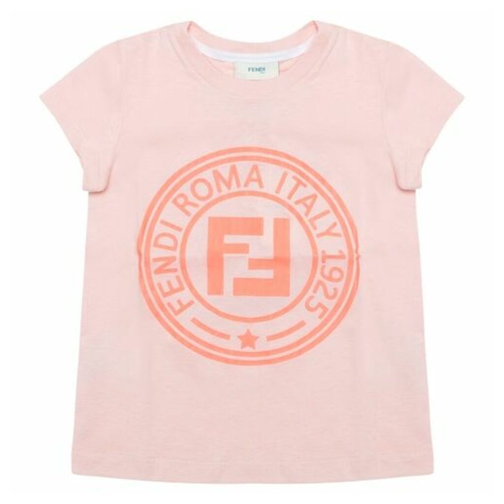 Fendi Pink Logo T-shirt