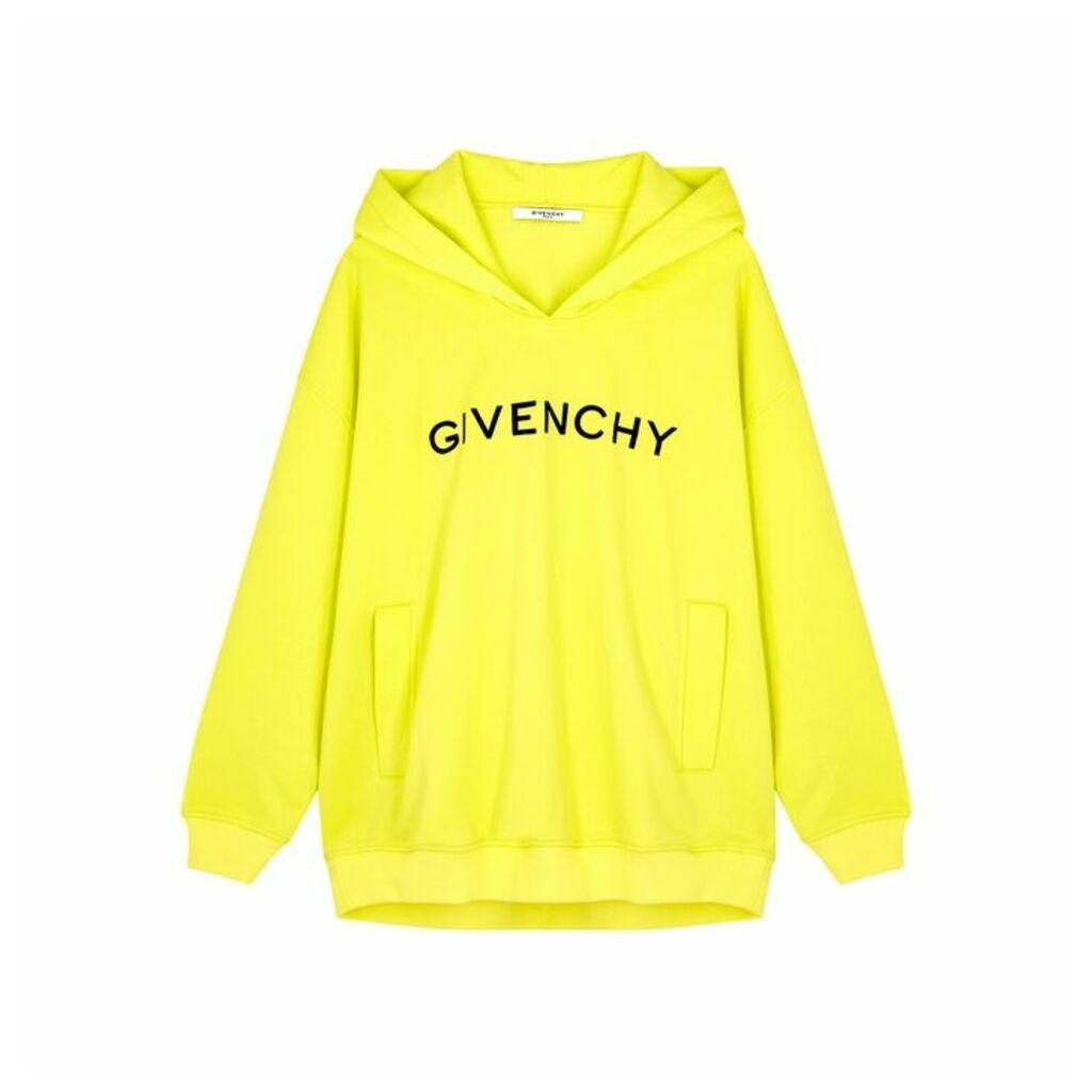 Givenchy Embroidered Hooded Stretch-jersey Sweatshirt