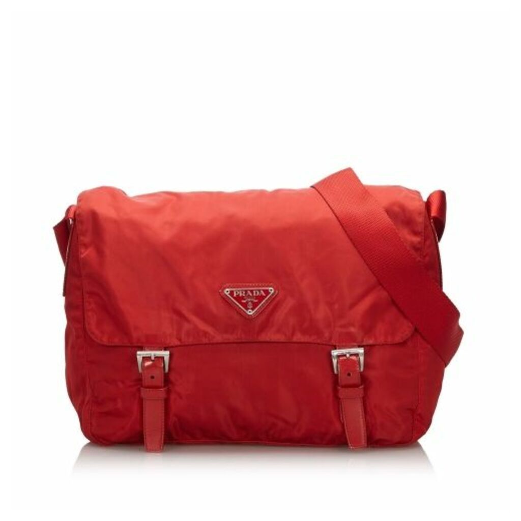 Prada Red Nylon Crossbody Bag