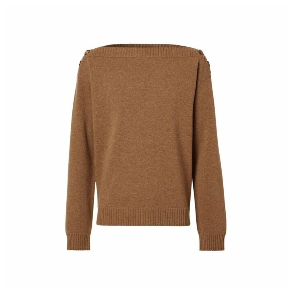 Burberry Boat Neck Wool Sweater