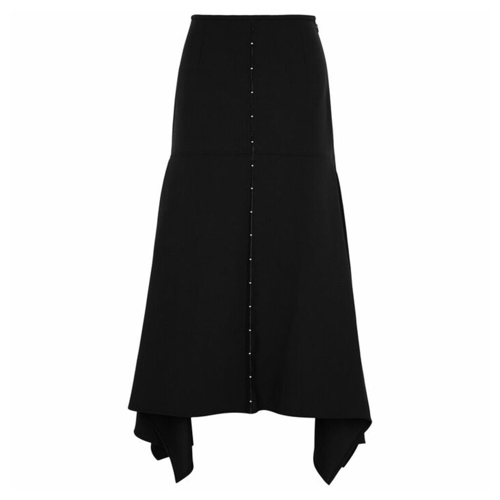 Ellery Riccardo Black Bead-embellished Midi Skirt