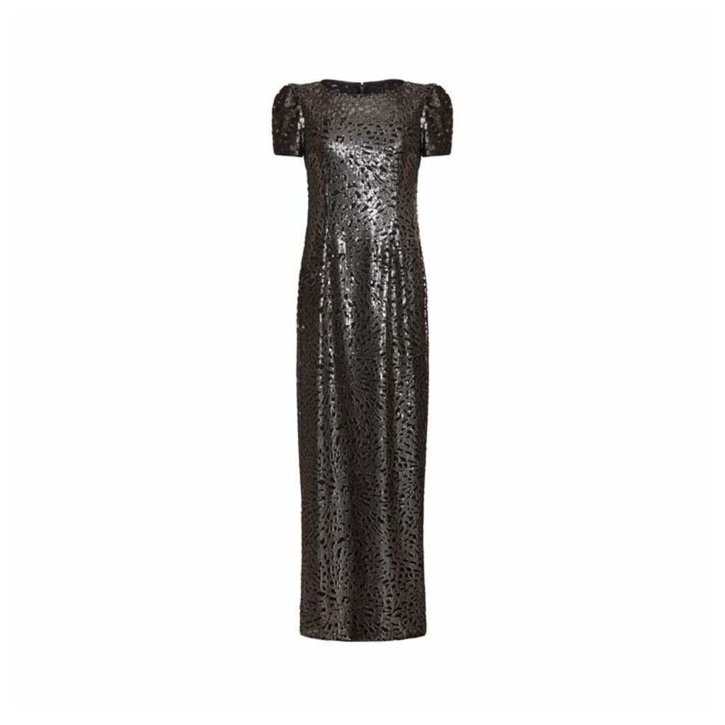 Adrianna Papell Sequin Column Gown