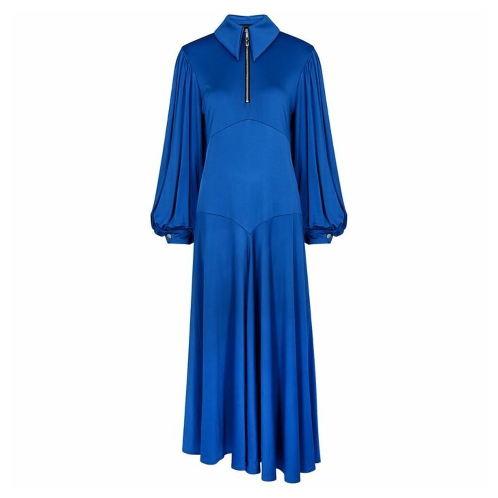 Ellery Palo Alto Blue Satin-jersey Dress