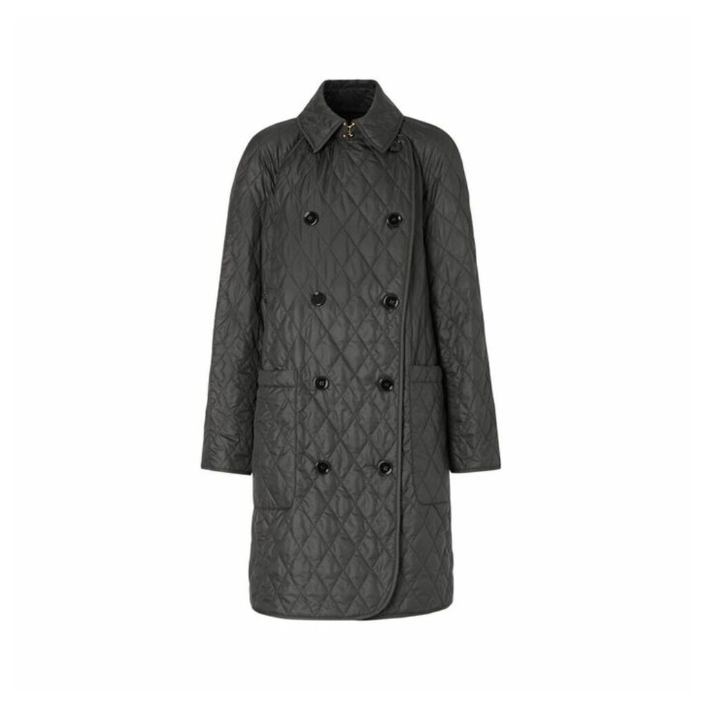 Burberry Diamond Quilted Double-breasted Coat