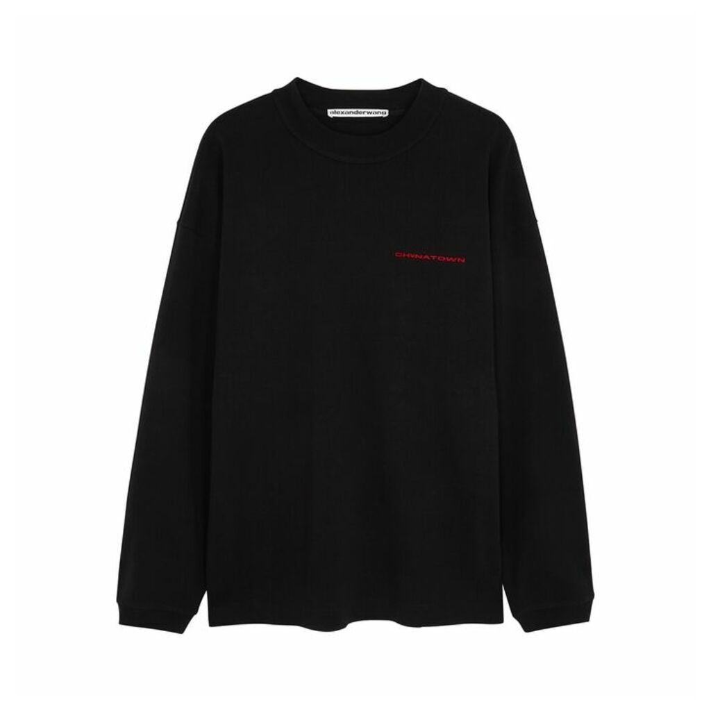 Alexander Wang Black Cotton Sweatshirt