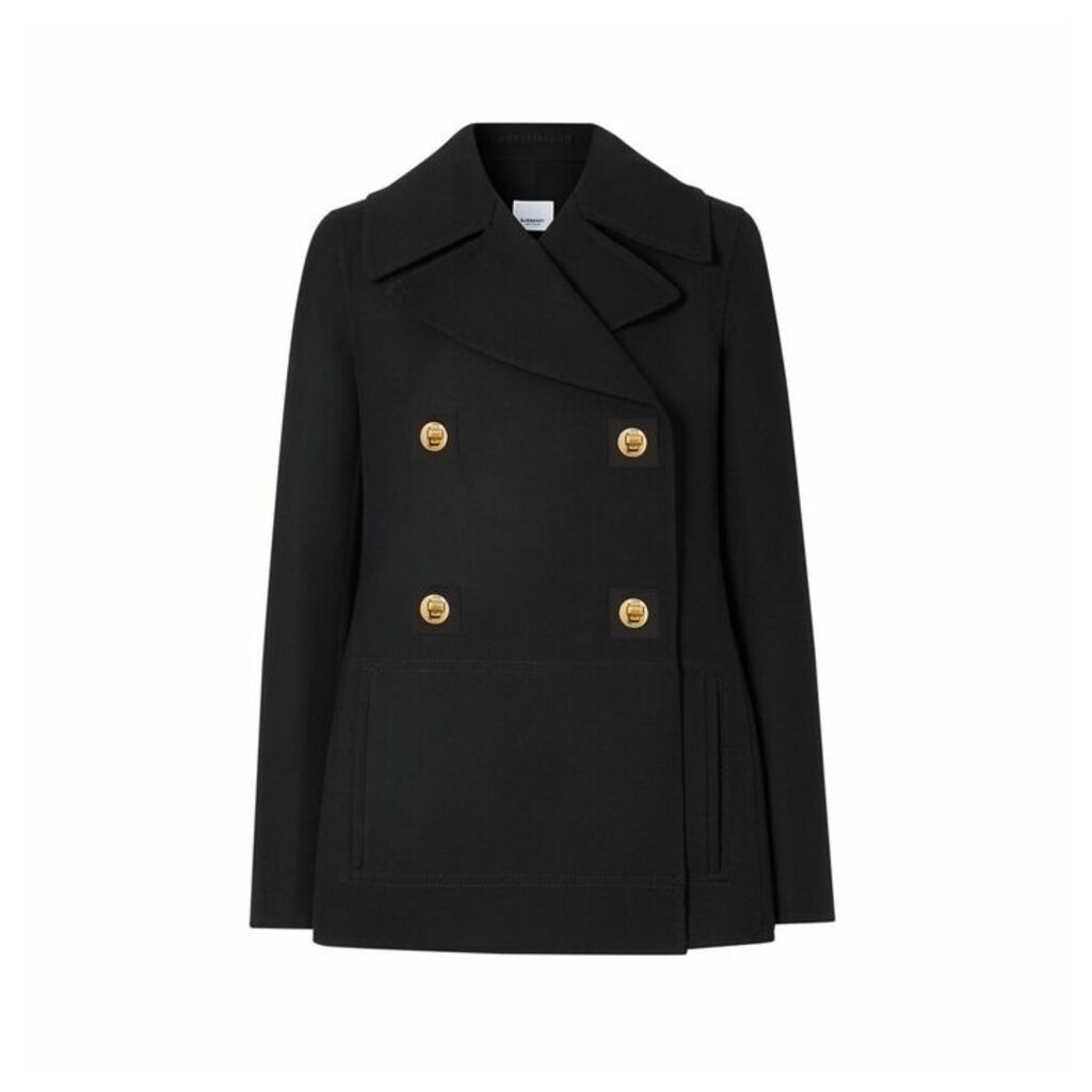 Burberry Double-faced Wool Pea Coat