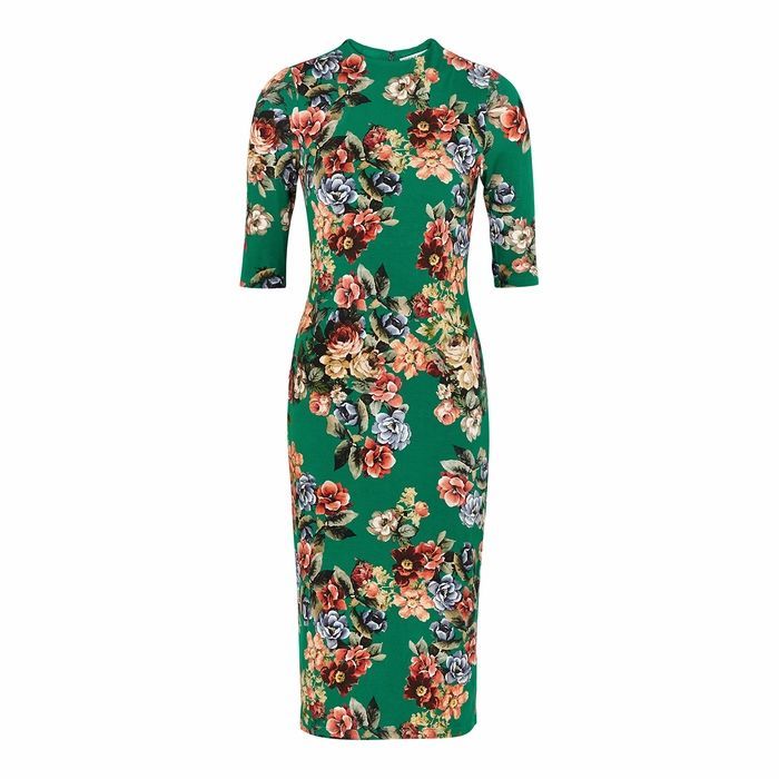 Delora Floral-print Stretch-jersey Dress