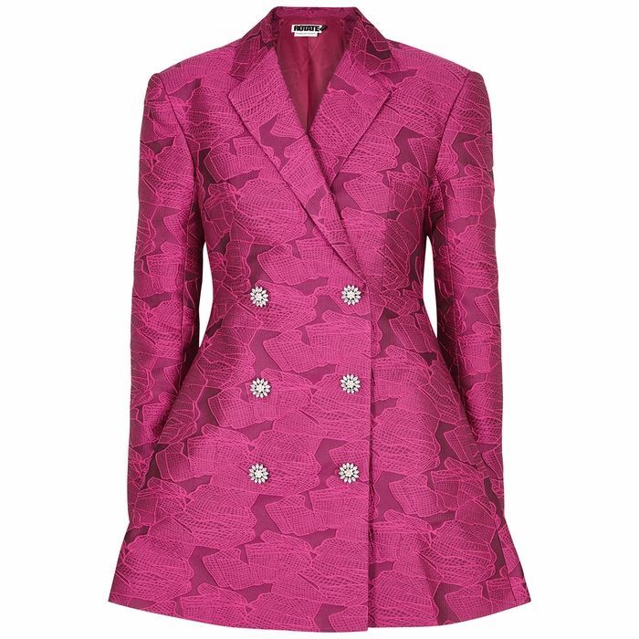 Newton Dark Pink Jacquard Blazer Dress