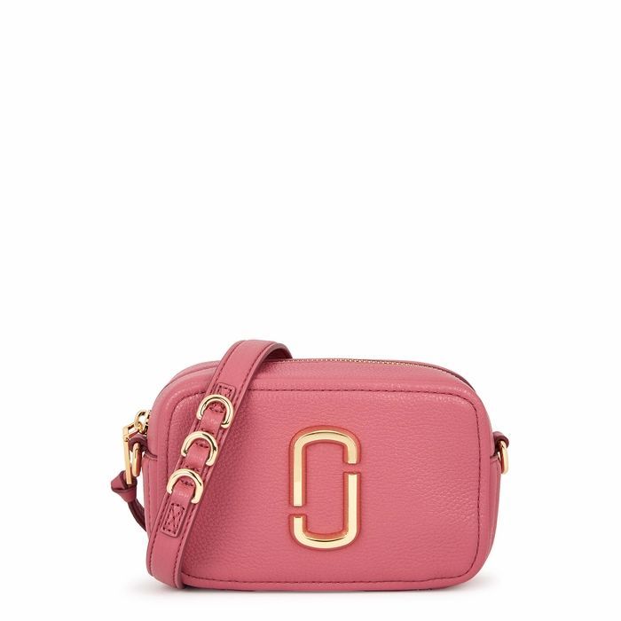 Marc Jacobs (The) The Softshot 17 Pink Leather Cross-body Bag