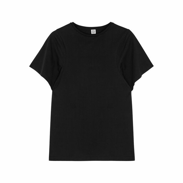 Espera Black Cotton T-shirt