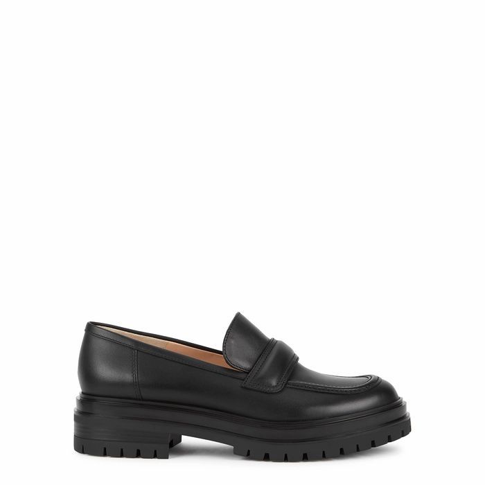 Argo 40 Black Leather Loafers