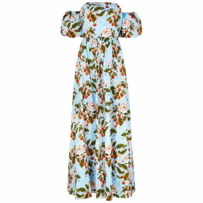 Juliet Floral-print Cotton Maxi Dress