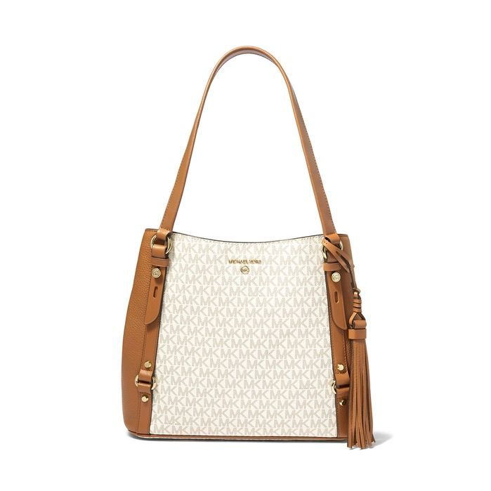 Carrie Large Logo Shoulder Bag