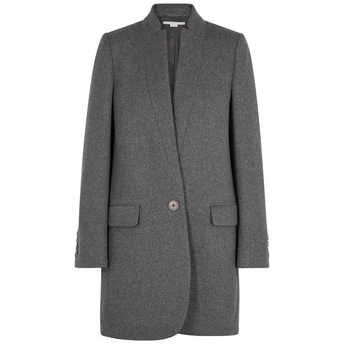 Bryce Grey Wool-blend Coat