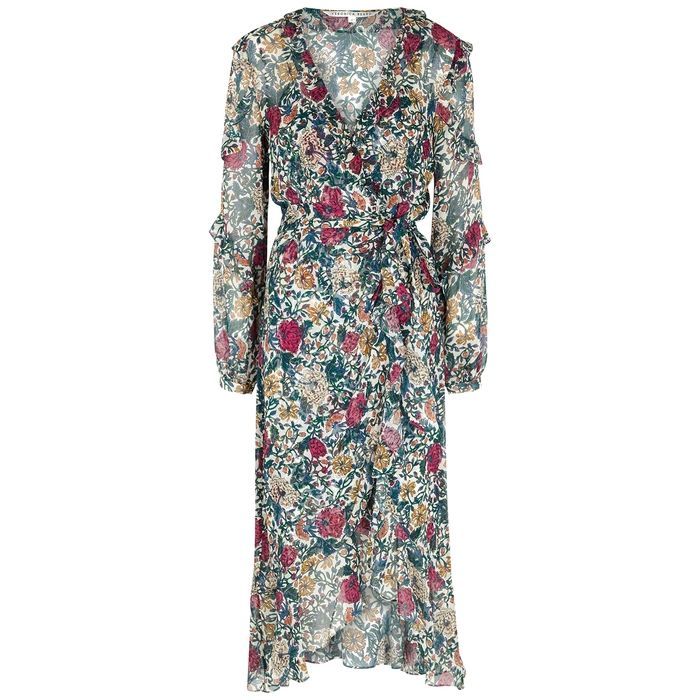 Anoki Floral-print Silk-chiffon Midi Dress