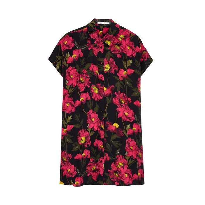 Lucette Floral-print Shirt Dress