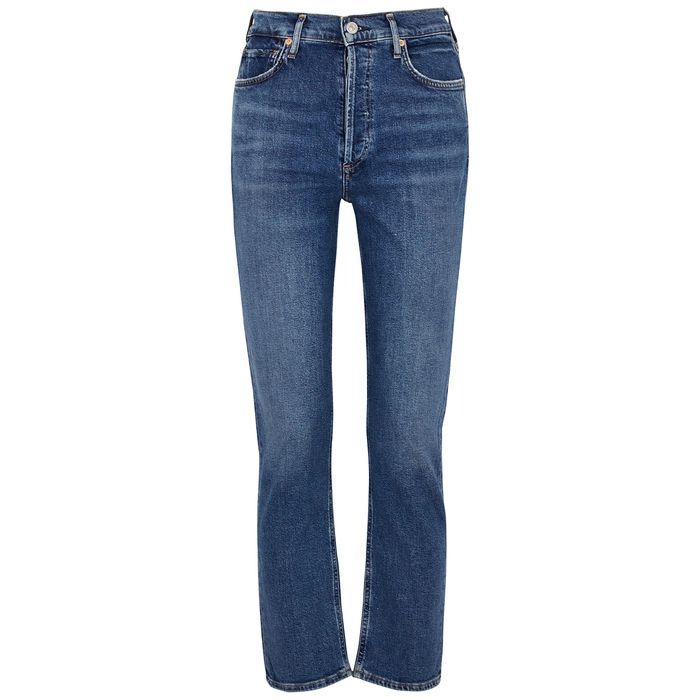 Charlotte Dark Blue Straight-leg Jeans - W29