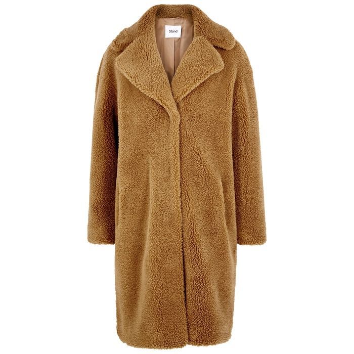 Camille Brown Faux Shearling Coat