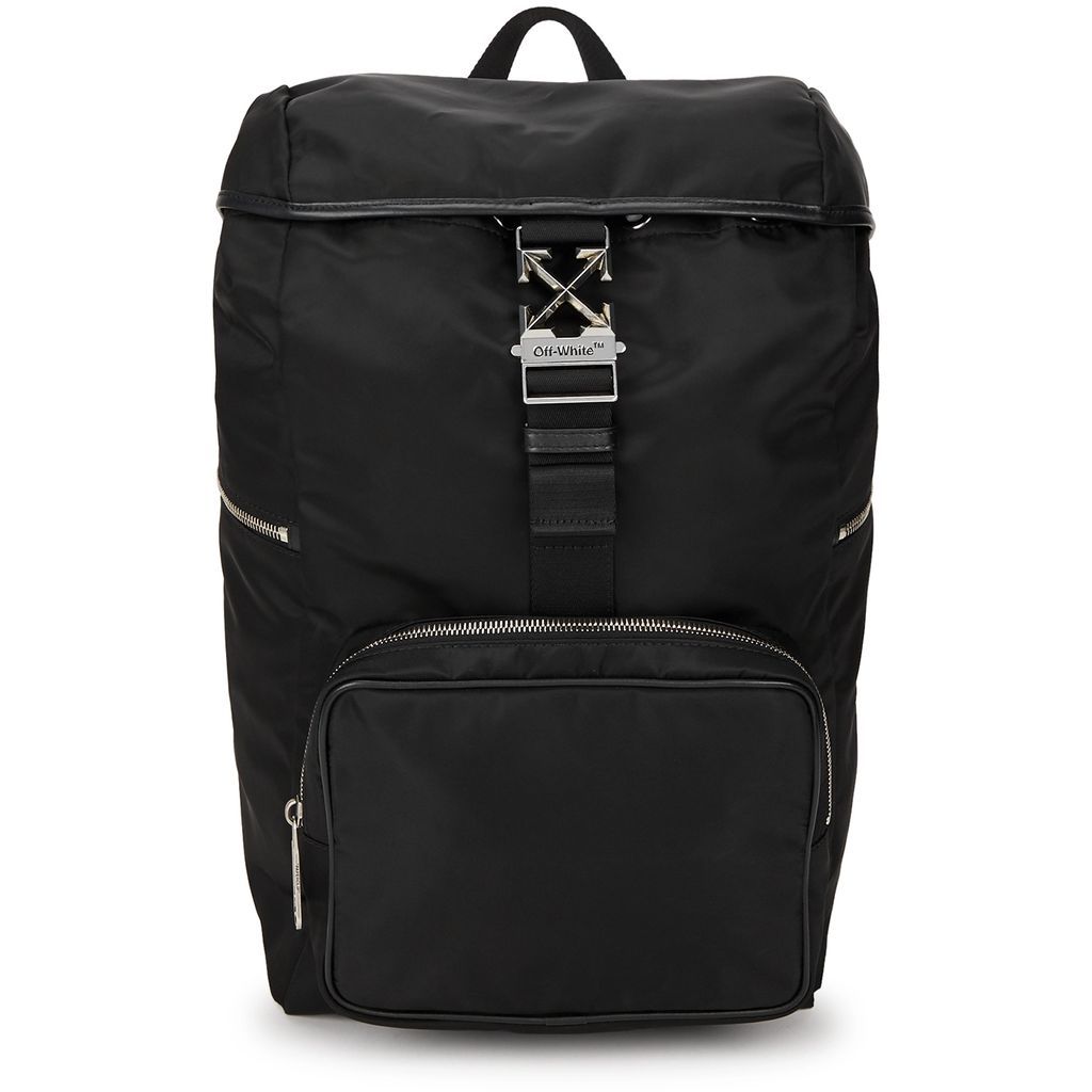 Arrow Tuc Nylon Backpack - Black