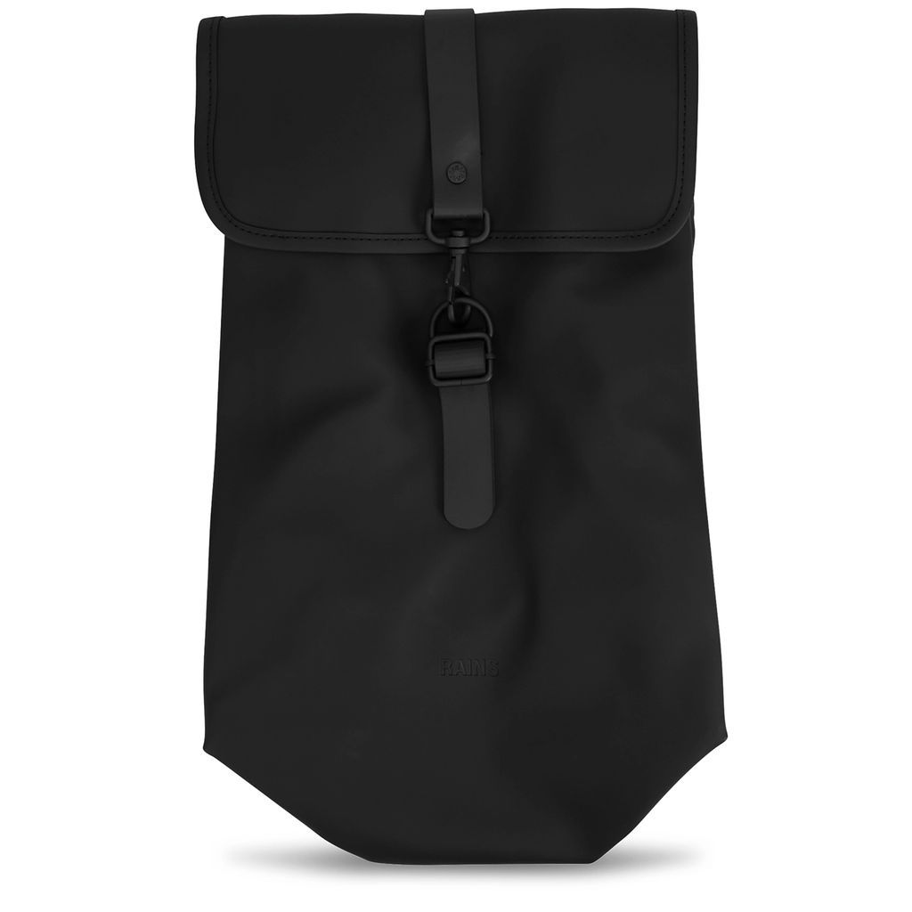 Bucket Rubberised Backpack - Black