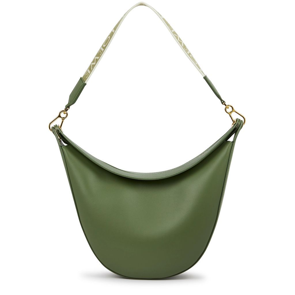 Luna Leather Shoulder Bag - Olive