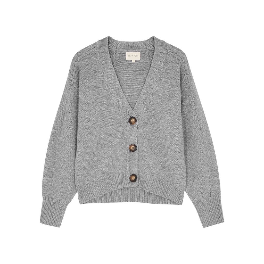 Zanzibar Wool And Cashmere-blend Cardigan - Grey - XS