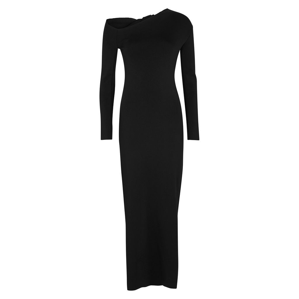 Londrina Cut-out Stretch-knit Maxi Dress - Black - XS