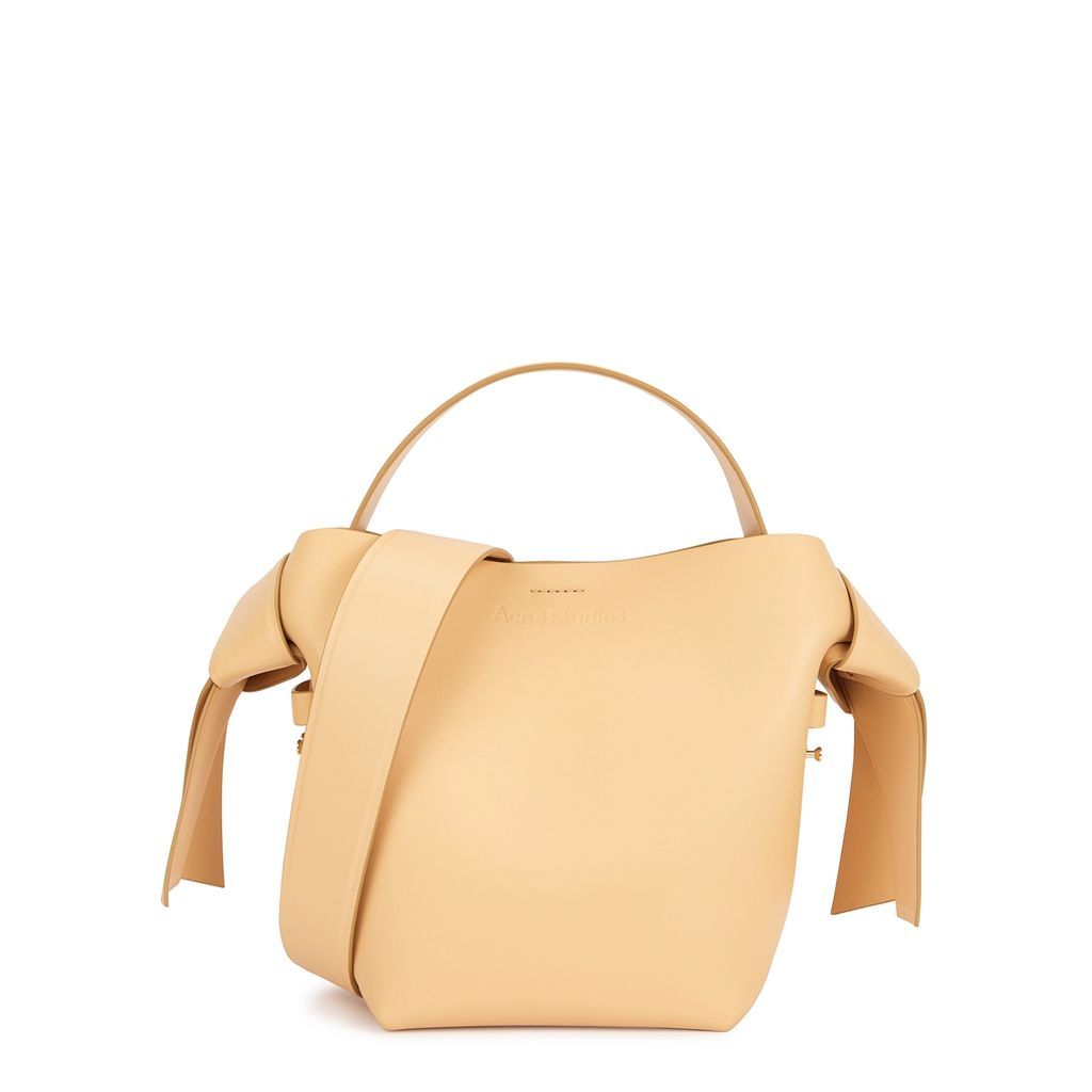 Musubi Mini Leather Shoulder Bag - Sand