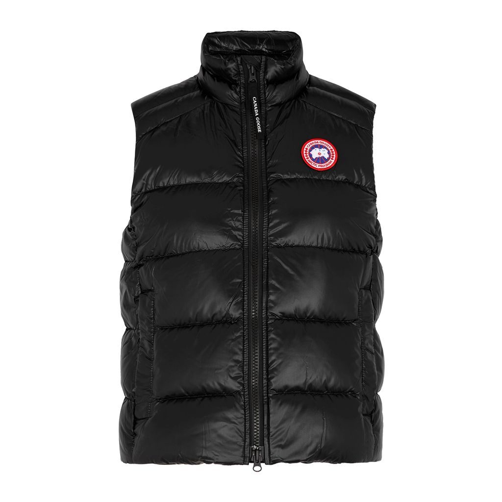 Cypress Quilted Feather-Light Shell Gilet, Black, Gilet - S