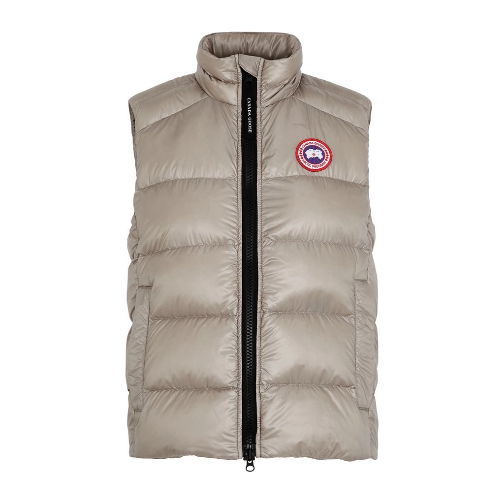 Cypress Quilted Feather-Light Shell Gilet, Beige, Gilet - L