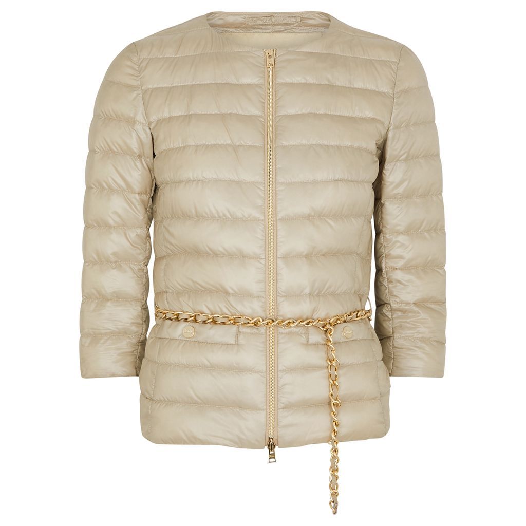 Iconic Quilted Shell Jacket - Cream - 10