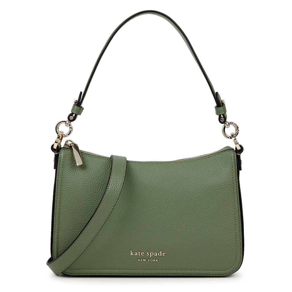 Hudson Leather Shoulder Bag - Green