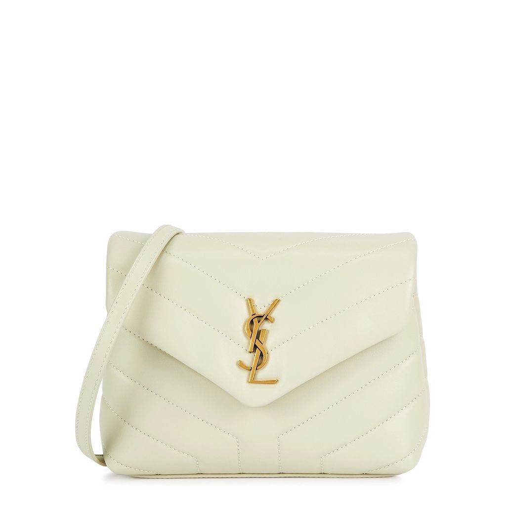 Loulou Toy Leather Cross-body Bag - White