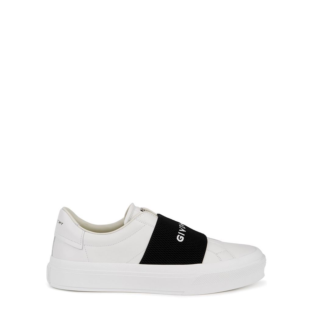 City Court White Leather Sneakers - 4