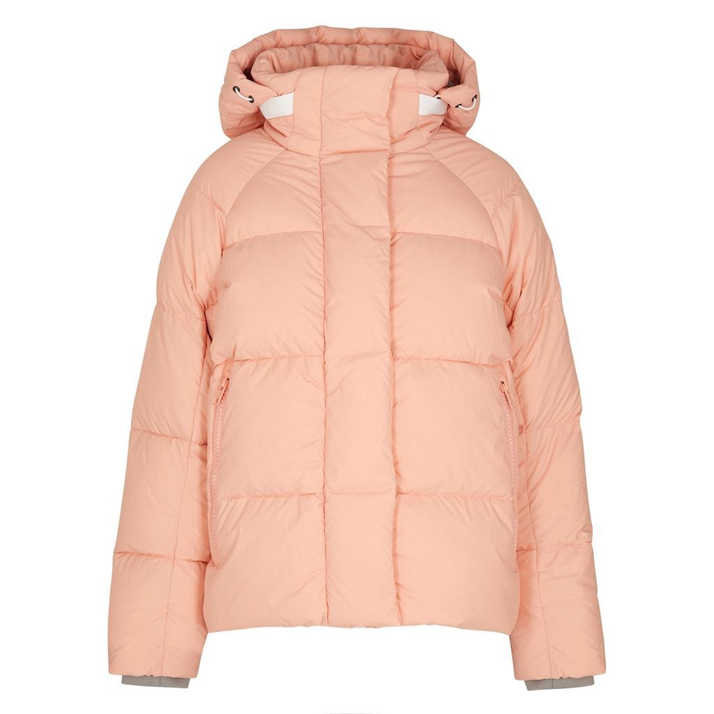 Junction Quilted Shell Parka - Orange - S