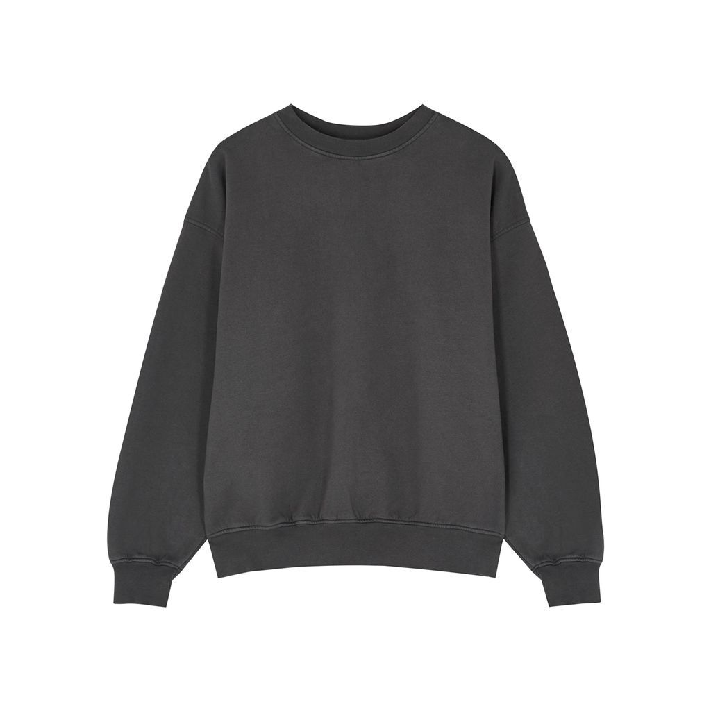 Charcoal Cotton Sweatshirt - Dark Grey - XS