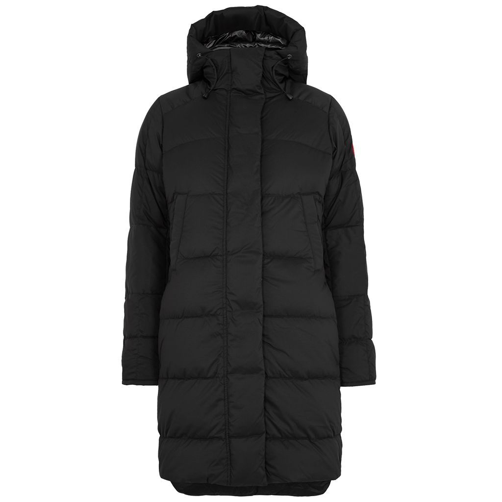 Alliston Quilted Feather-Light Shell Coat, Black, Coat - XS
