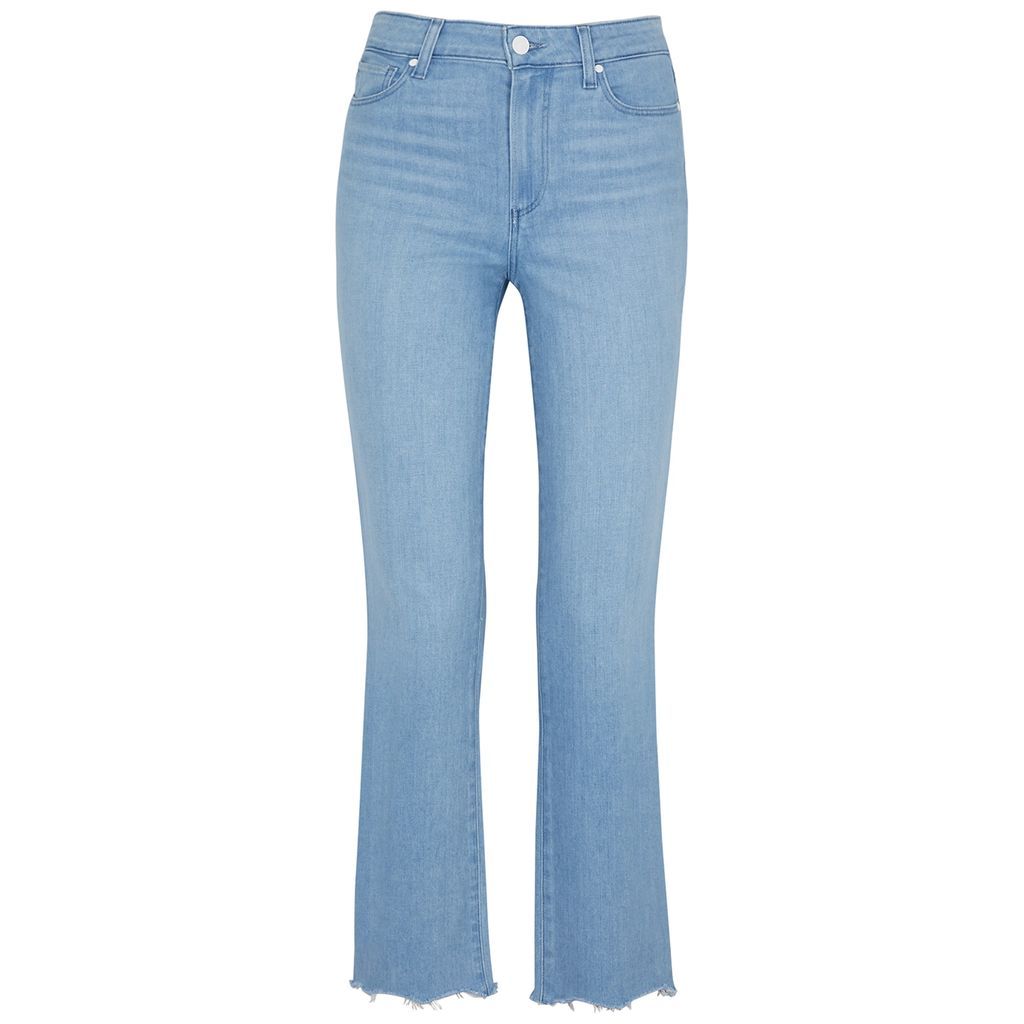 Cindy Cropped Straight-leg Jeans - Blue - W25