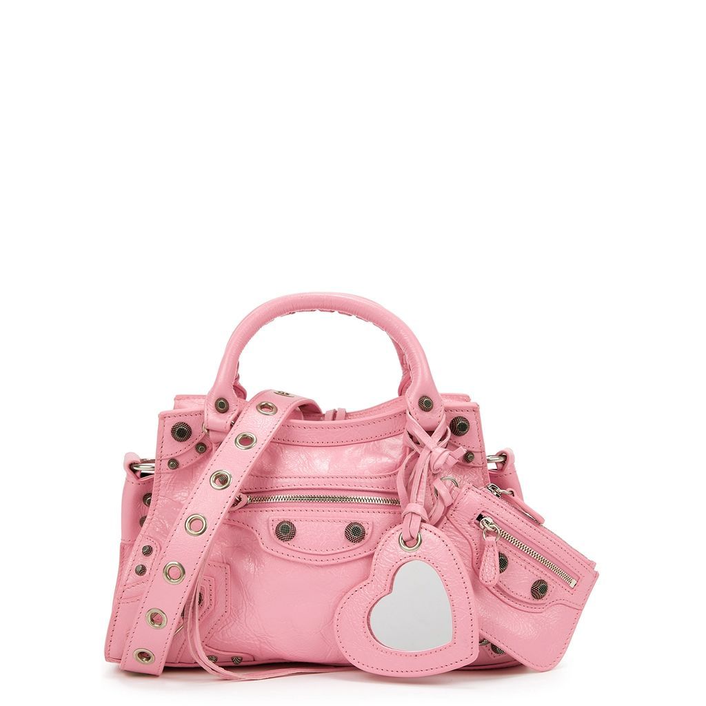 Neo Cagole City XS Leather Top Handle Bag - Pink