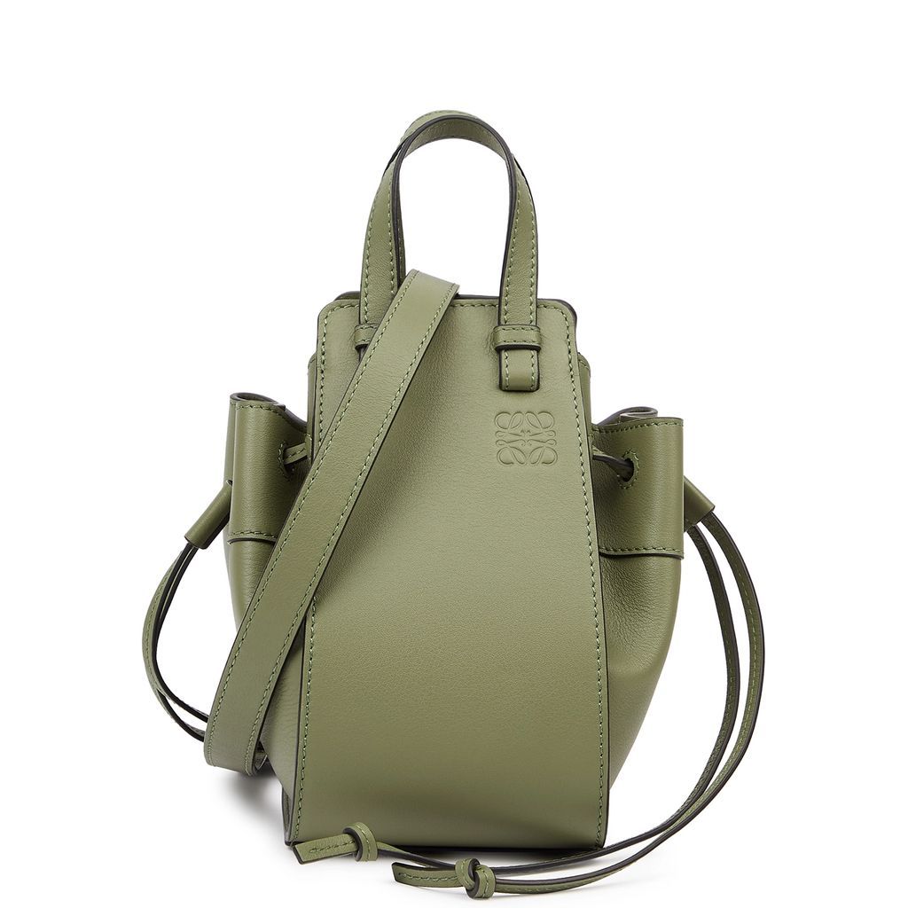Hammock Mini Olive Leather Cross-body Bag