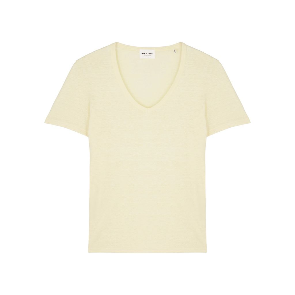 Kranger Linen T-shirt - Yellow - XS