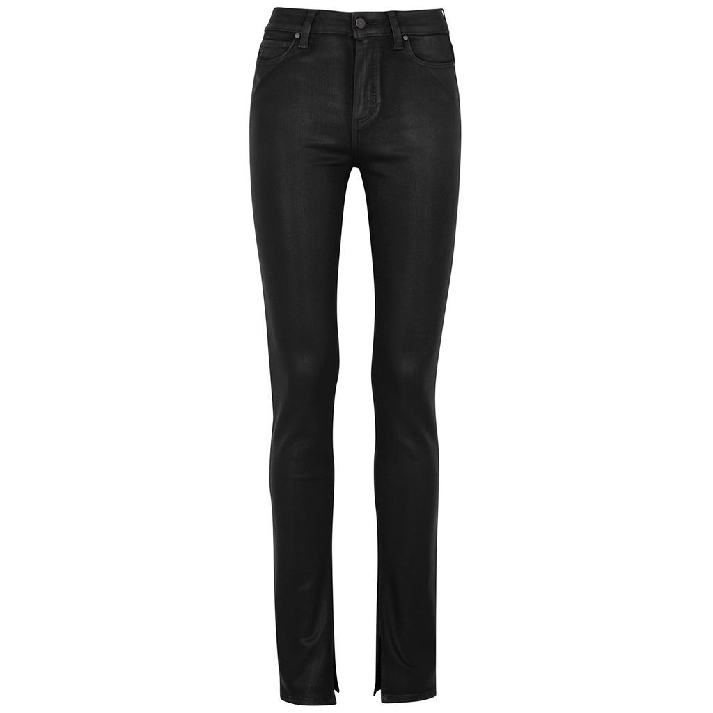 Constance Coated Skinny Jeans - Black - W28
