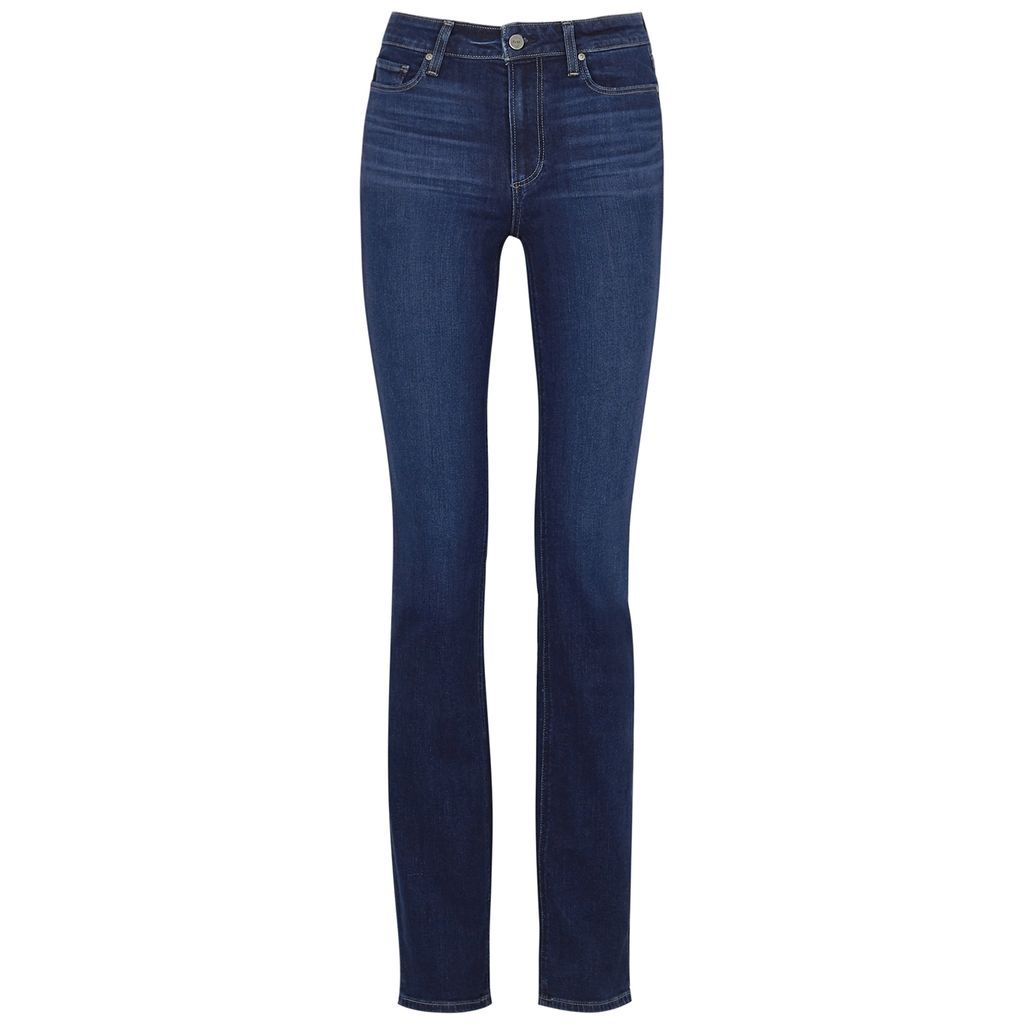 Hoxton Transcend Dark Blue Straight-leg Jeans - W24