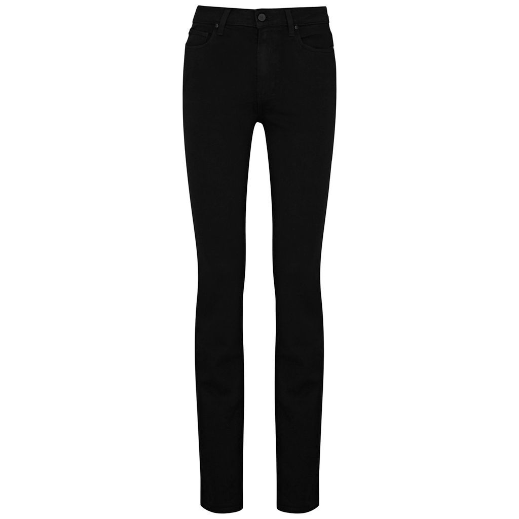 Hoxton Transcend Black Straight-leg Jeans - W25