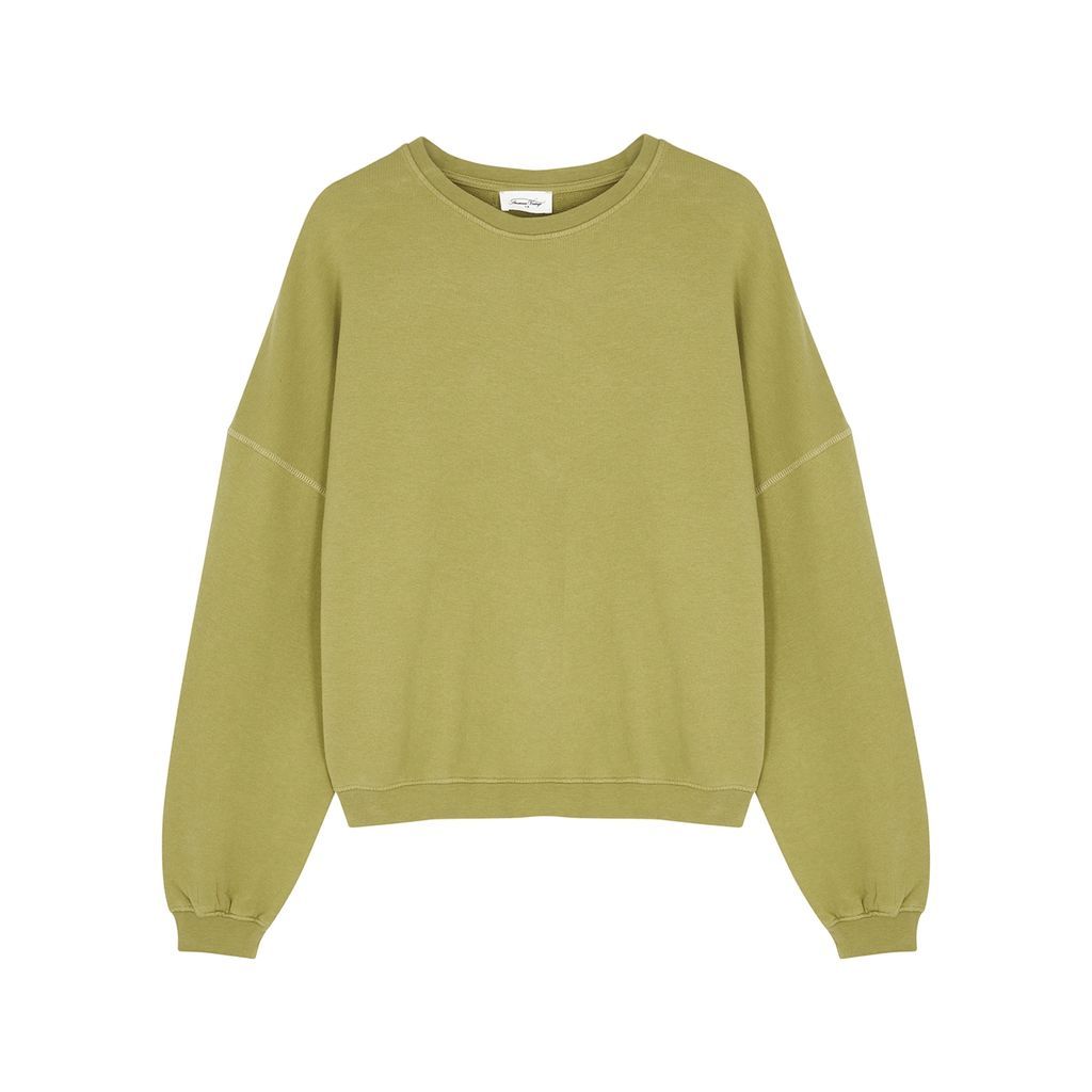 Hapylife Stretch-cotton Sweatshirt - Green - M