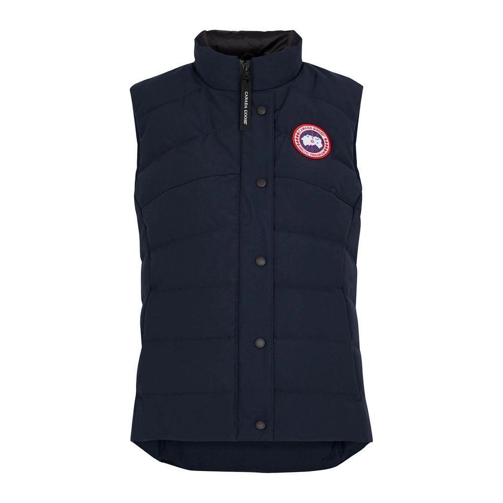 Freestyle Quilted Arctic-Tech Shell Gilet, Navy, Gilet - Blue - S