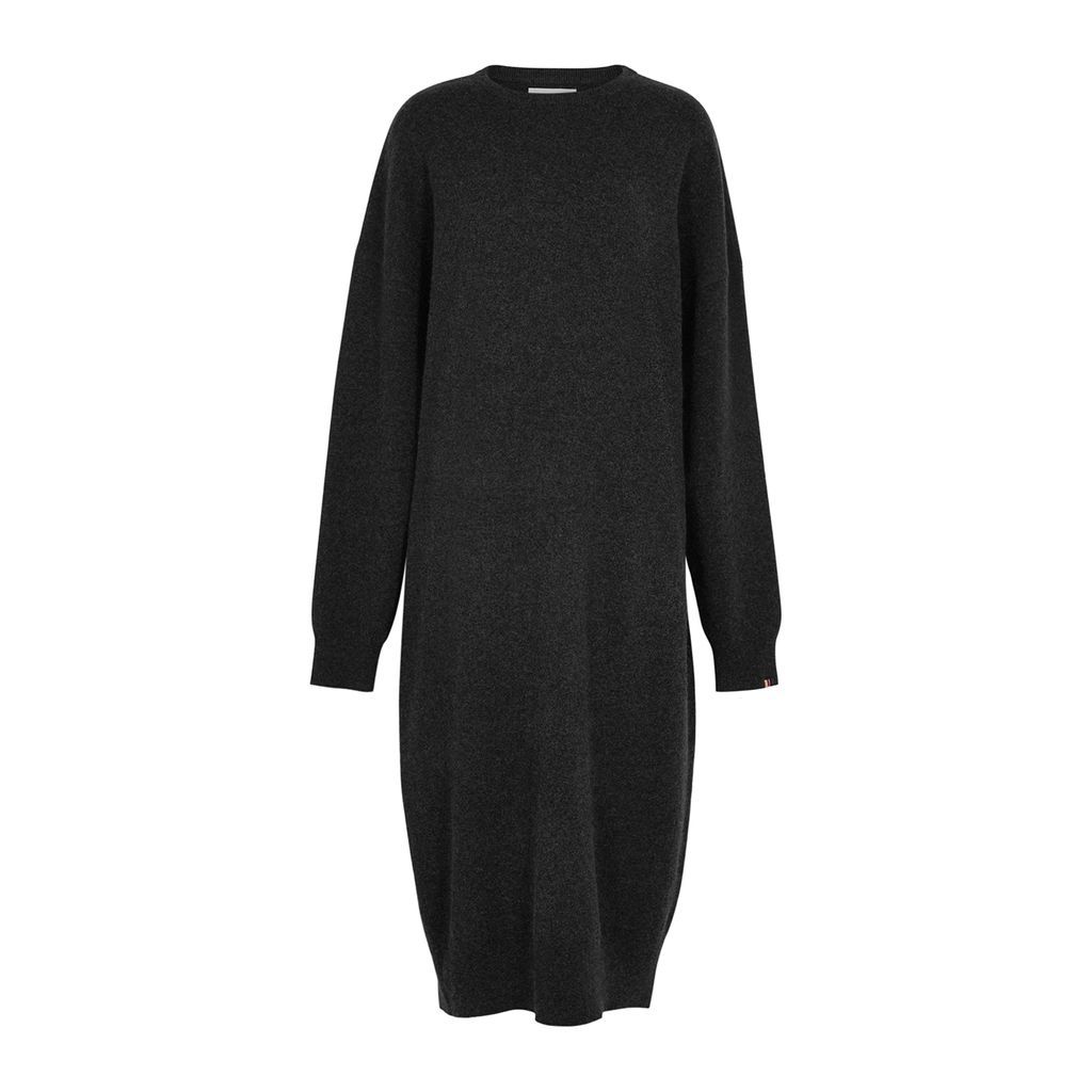 N°251 Crew Cashmere-blend Midi Dress - Black - One Size